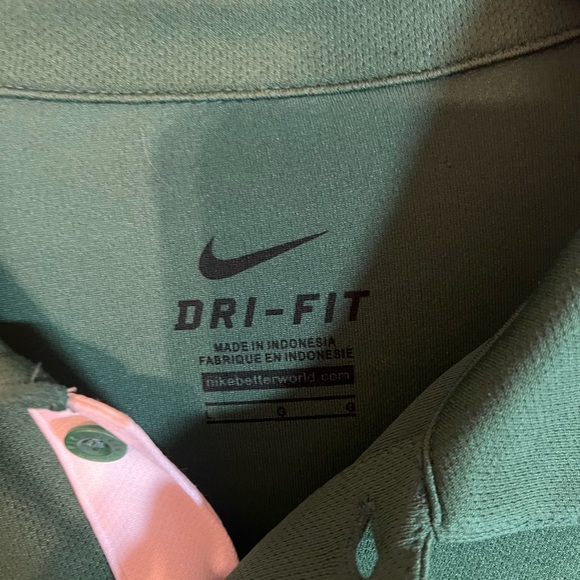 Nike Men's Green Dri-Fit Polo Shirt Size L - Picture 4 of 6